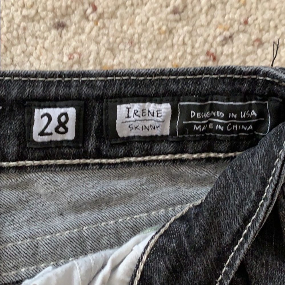 Black washed Miss Me Skinny Jeans - Picture 6 of 7